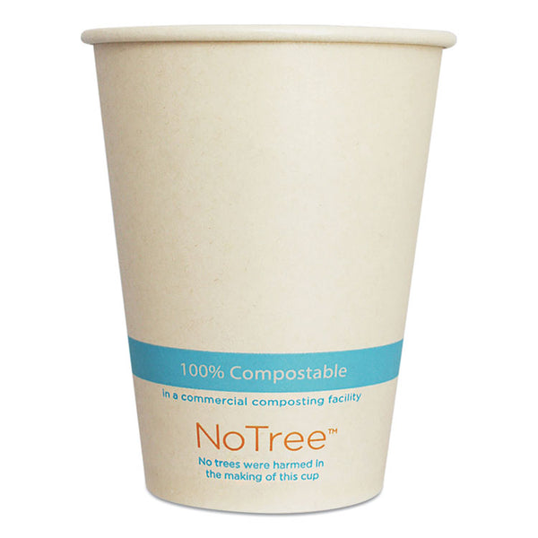 World Centric® NoTree Paper Cold Cups, 12 oz, Natural, 1,000/Carton (WORCUSU12C)
