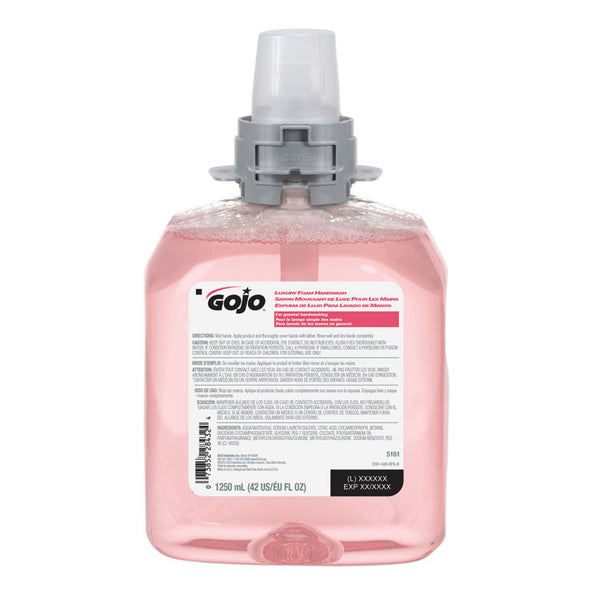 GOJO® Luxury Foam Hand Wash Refill for FMX-12 Dispenser, Refreshing Cranberry, 1,250 mL, 4/Carton (GOJ516104CT)