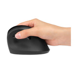 Kensington® Pro Fit Ergo Vertical Wireless Mouse, 2.4 GHz Frequency/65.62 ft Wireless Range, Right Hand Use, Black (KMW75501) Each