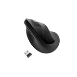 Kensington® Pro Fit Ergo Vertical Wireless Mouse, 2.4 GHz Frequency/65.62 ft Wireless Range, Right Hand Use, Black (KMW75501) Each