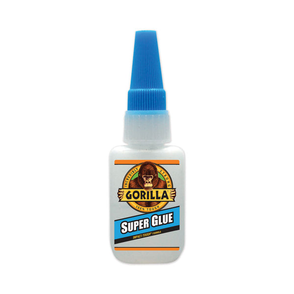 Gorilla® Super Glue, 0.53 oz, Dries Clear, 4/Carton (GOR7807101CT)