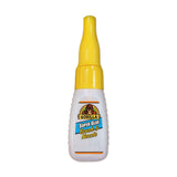 Gorilla® Super Glue with Brush and Nozzle Applicators, 0.35 oz, Dries Clear (GOR7500101)