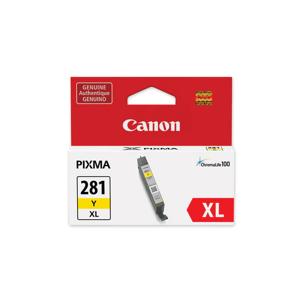 Canon® 2036C001 (CLI-281) ChromaLife100 Ink, Yellow (CNM2036C001)