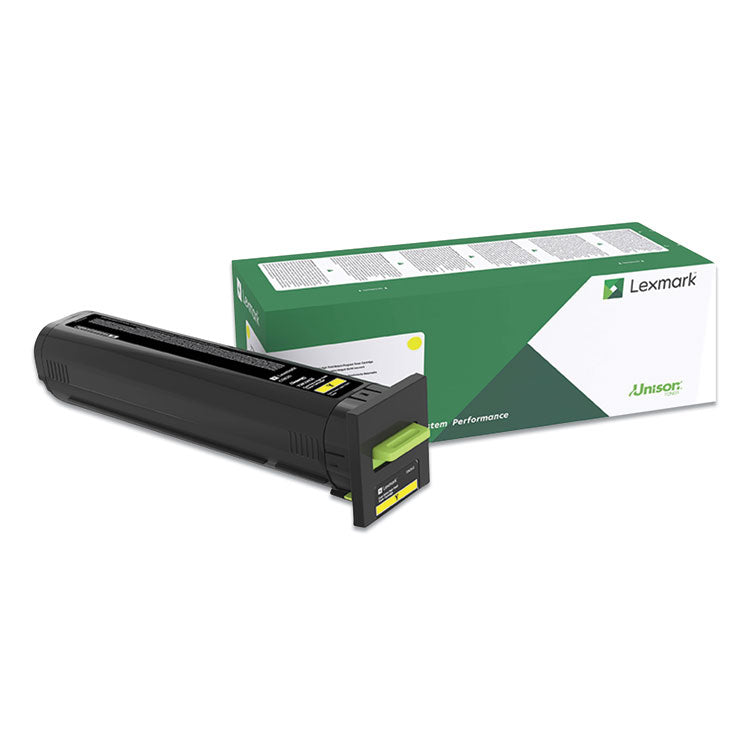 Lexmark™ 82K0HYG Return Program High-Yield Toner, 17,000 Page-Yield, Yellow (LEX82K0HYG) Each