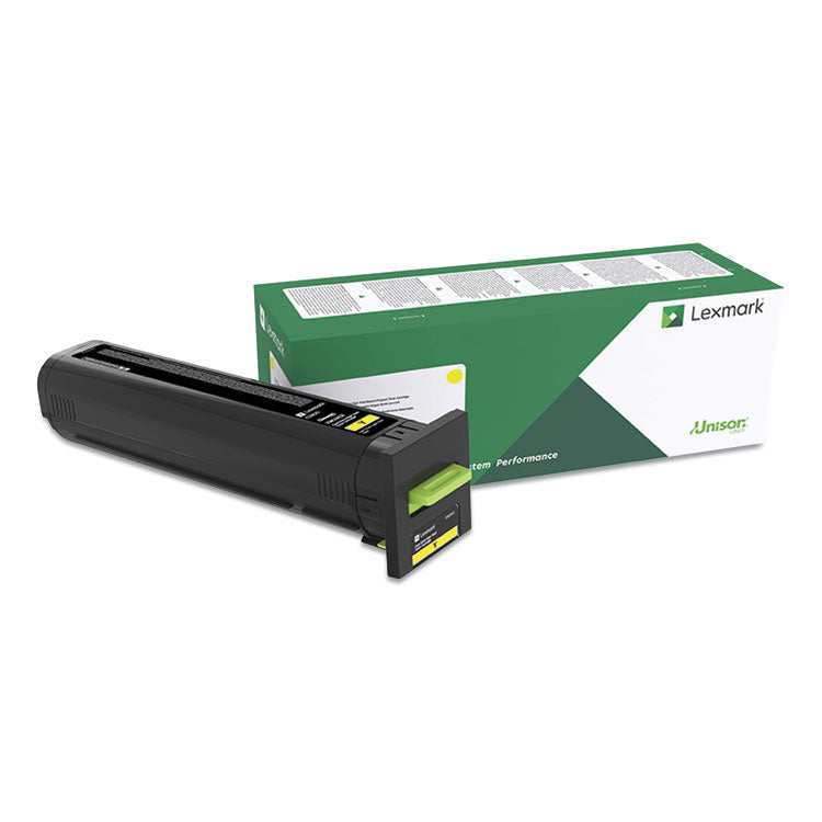 Lexmark™ 82K0XYG Return Program Extra High-Yield Toner, 22,000 Page-Yield, Yellow (LEX82K0XYG)