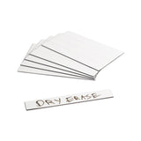 U Brands Dry Erase Magnetic Tape Strips, 6" x 0.88", White, 25/Pack (UBRFM2518) Pack of 25