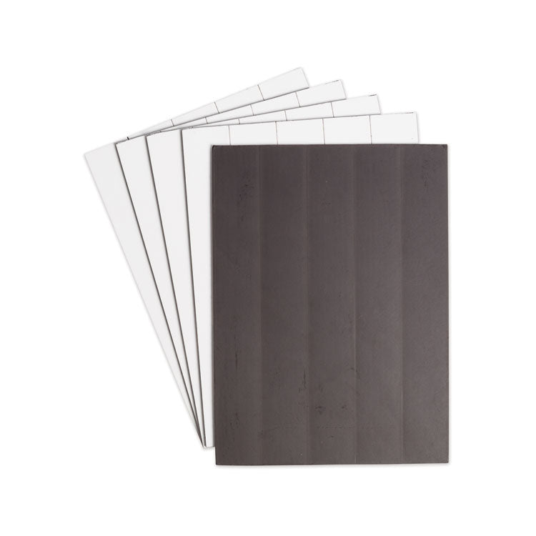 U Brands Dry Erase Magnetic Tape Strips, 6" x 0.88", White, 25/Pack (UBRFM2518) Pack of 25
