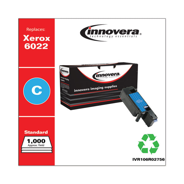 Innovera® Remanufactured Cyan Toner, Replacement for 106R02756, 1,000 Page-Yield (IVR106R02756) Each