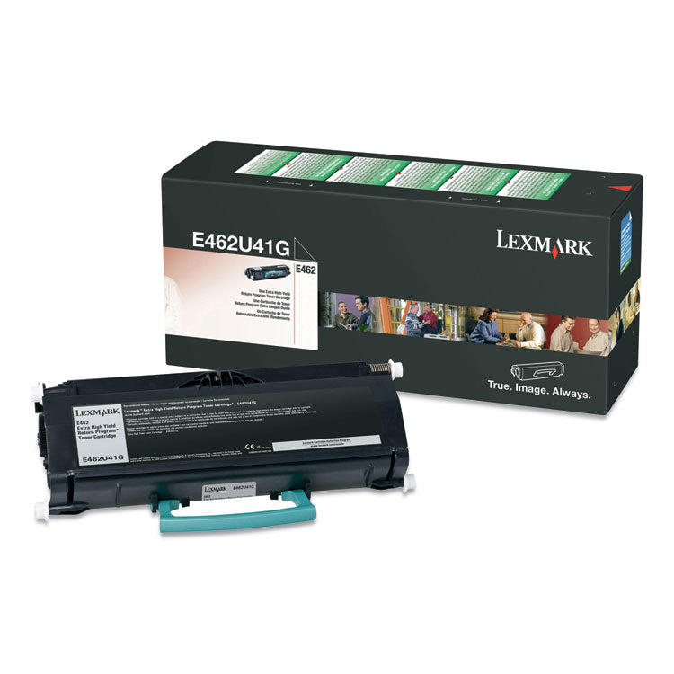 Lexmark™ E462U41G Return Program Extra High-Yield Toner, 18,000 Page-Yield, Black (LEXE462U41G)