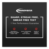 Innovera® Remanufactured Black High-Yield Ink, Replacement for 62XL (C2P05AN), 600 Page-Yield (IVR62XLB) Each