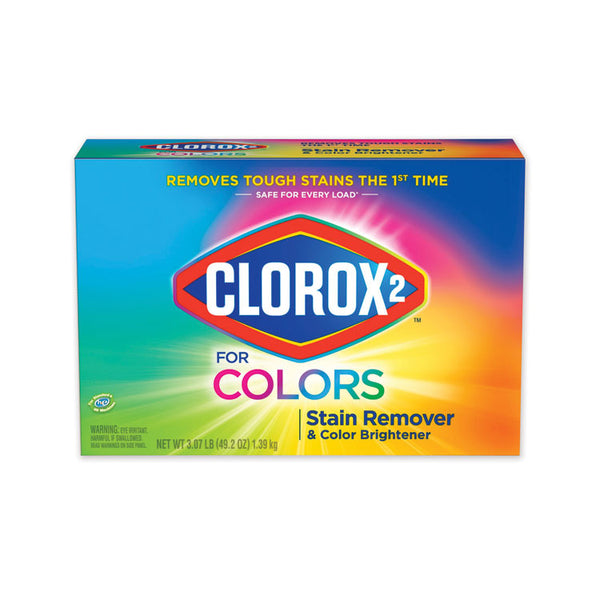 Clorox 2® Stain Remover and Color Booster Powder, Original, 49.2 oz Box, 4/Carton (CLO03098)