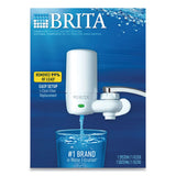 Brita® On Tap Faucet Water Filter System, White, 4/Carton (CLO42201CT) Case of 4