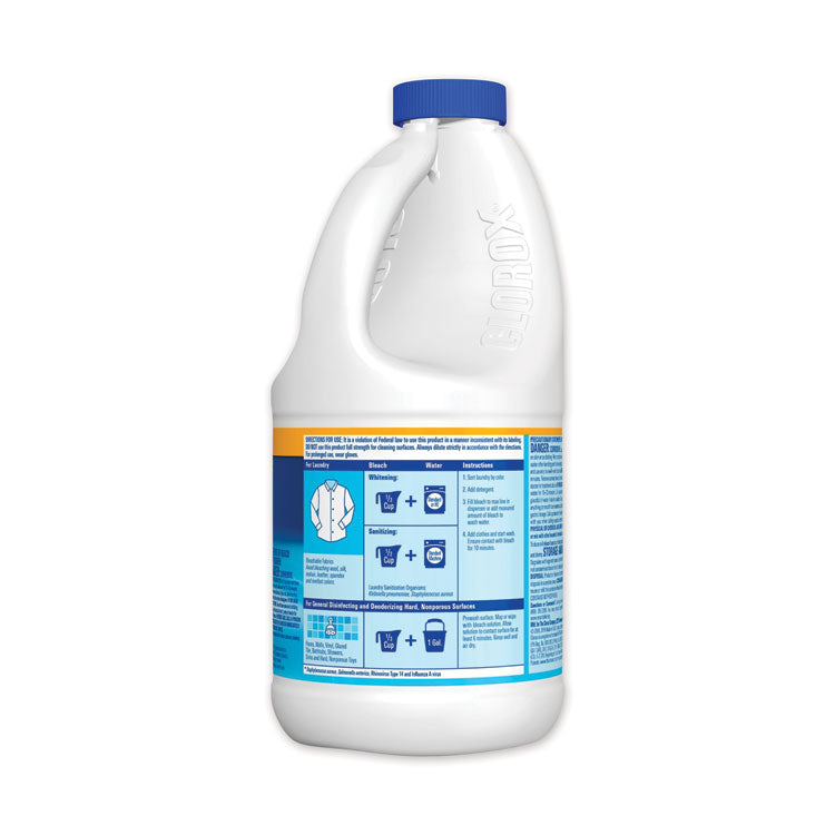Clorox® Regular Bleach with CloroMax Technology, 43 oz Bottle, 6/Carton (CLO32260)