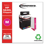 Innovera® Remanufactured Magenta High-Yield Ink, Replacement for 564XL (CB324WN), 750 Page-Yield (IVRB324WNC) Each