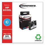 Innovera® Remanufactured Cyan High-Yield Ink, Replacement for 933XL (CN054A), 825 Page-Yield (IVRN054A) Each