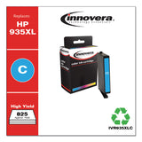 Innovera® Remanufactured Cyan High-Yield Ink, Replacement for 935XL (C2P24AN), 825 Page-Yield (IVR935XLC) Each