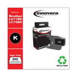 Innovera® Remanufactured Black High-Yield Ink, Replacement for LC75BK, 600 Page-Yield (IVRLC75BK) Each