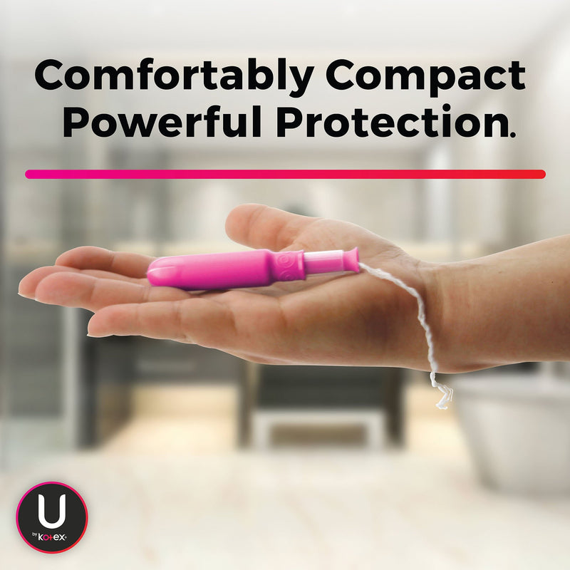 U by Kotex® Click® Tampon Super Plus Absorbency Plastic Applicator Individually Wrapped (1184200_PK) 16/PK