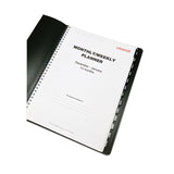 Universal® Weekly Planner, 11 x 8, Black Cover, 14-Month: Dec 2025 to Jan 2027 (UNV71000) Each
