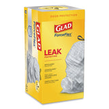 Glad® Tall Kitchen Drawstring Trash Bags, 13 gal, 0.72 mil, 23.75" x 24.88", White, 240/Carton (CLO79008) Case of 240