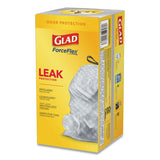 Glad® Tall Kitchen Drawstring Trash Bags, 13 gal, 0.72 mil, 23.75" x 24.88", White, 240/Carton (CLO79008) Case of 240