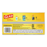 Glad® Tall Kitchen Drawstring Trash Bags, 13 gal, 0.72 mil, 23.75" x 24.88", White, 240/Carton (CLO79008) Case of 240