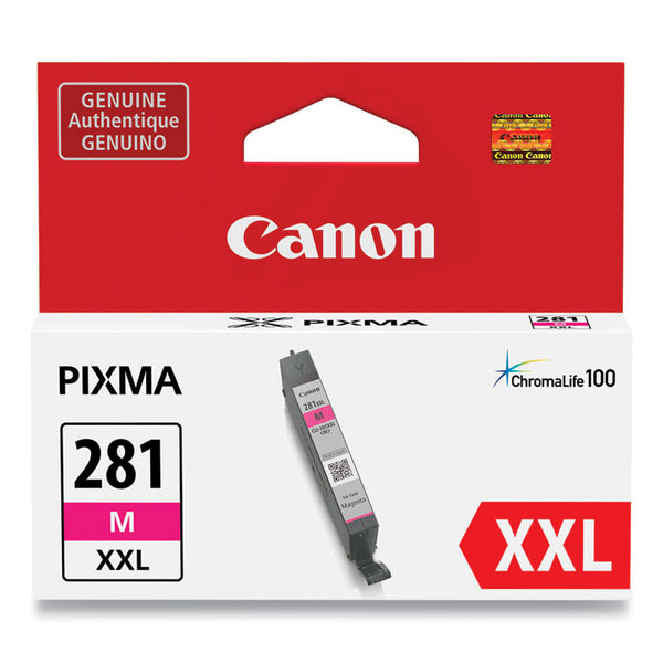 Canon® 1981C001 (CLI-281XXL) ChromaLife100 Ink, Magenta (CNM1981C001)