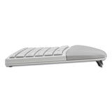 Kensington® Pro Fit Ergo Wireless Keyboard, 18.98 x 9.92 x 1.5, Gray (KMW75402) Each