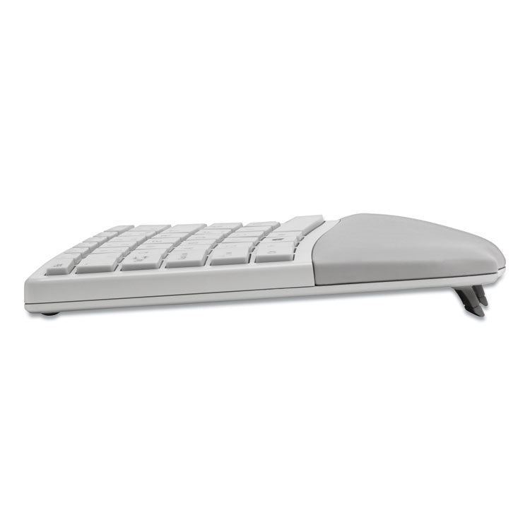 Kensington® Pro Fit Ergo Wireless Keyboard, 18.98 x 9.92 x 1.5, Gray (KMW75402) Each