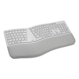 Kensington® Pro Fit Ergo Wireless Keyboard, 18.98 x 9.92 x 1.5, Gray (KMW75402) Each