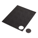 U Brands Heavy-Duty Board Magnets, Circles, Black, 0.75" Diameter, 20/Pack (UBRFM1605) Pack of 20