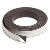 U Brands Magnetic Adhesive Tape Roll, 0.5" x 7 ft, Black (UBRFM2319) 1 Roll