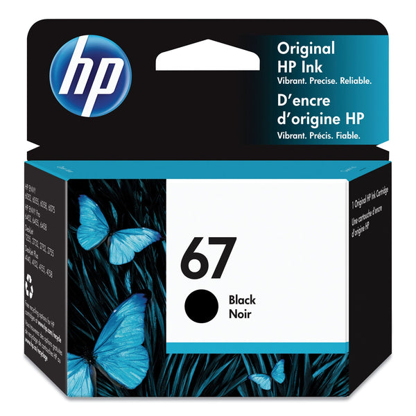 HP HP 67, (3YM56AN) Black Original Ink Cartridge (HEW3YM56AN)