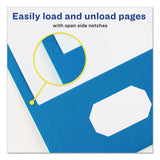 Avery® Two-Pocket Folder, Prong Fastener, 0.5" Capacity, 11 x 8.5, Light Blue, 25/Box (AVE47976)