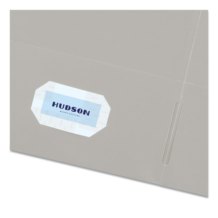 Avery® Two-Pocket Folder, 40-Sheet Capacity, 11 x 8.5, Gray, 25/Box (AVE47990) 1 Pack of 25