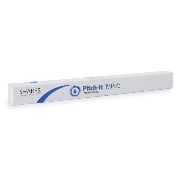 Pitch-It Disposable IV Stand Floor Stand 2 Hooks 3 Legs without Casters (881335_EA) 1/EA
