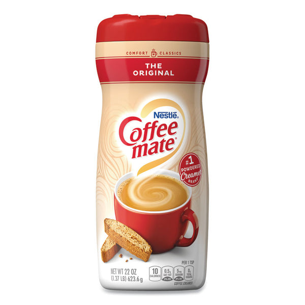 Coffee mate® Non-Dairy Powdered Creamer, Original, 22 oz Canister, 12/Carton (NES30212CT) Case of 12