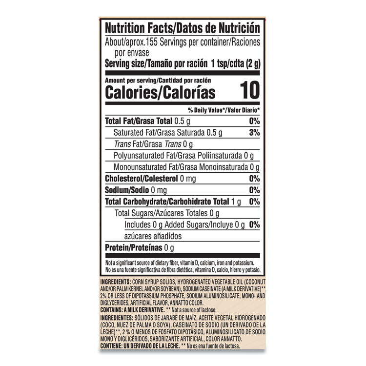 Coffee mate® Non-Dairy Powdered Creamer, Original, 11 oz Canister, 12/Carton (NES55882CT)