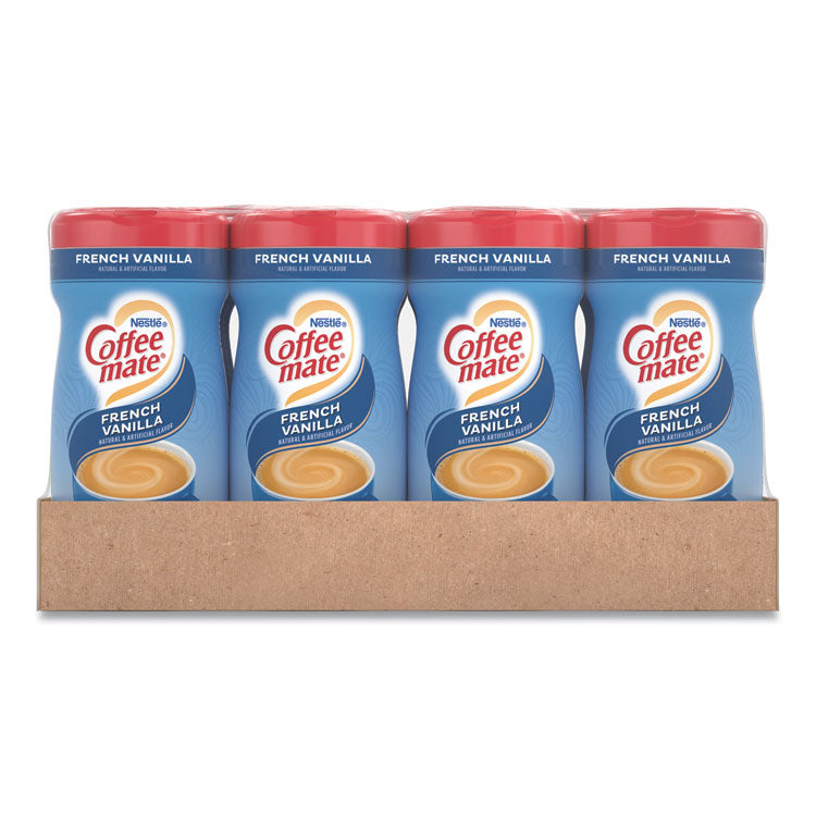 Coffee mate® Non-Dairy Powdered Creamer, French Vanilla, 15 oz Canister, 12/Carton (NES35775CT)