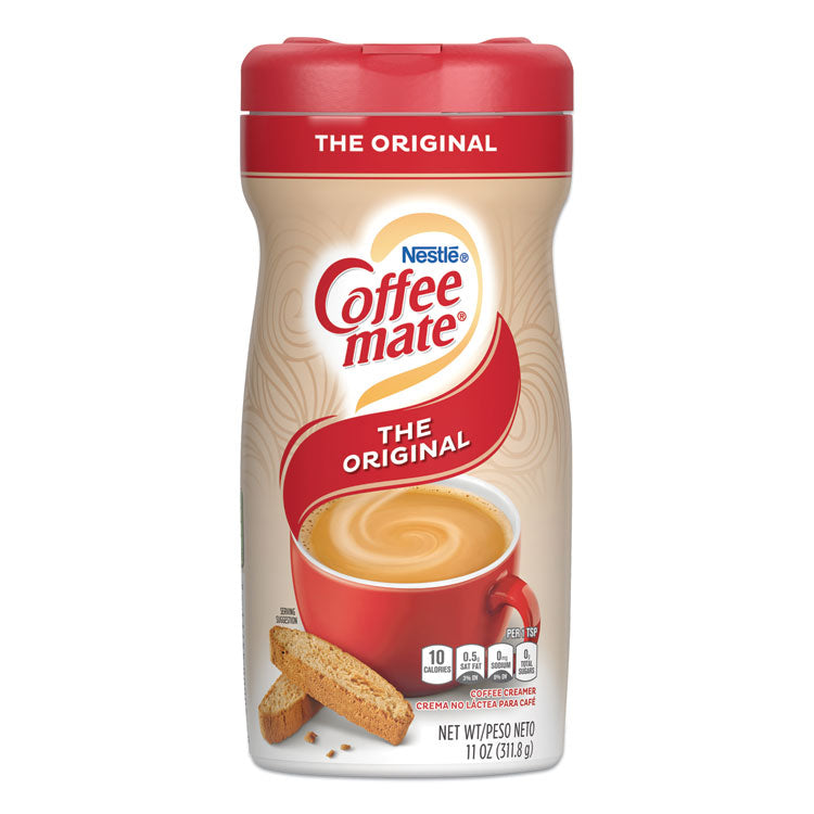 Coffee mate® Non-Dairy Powdered Creamer, Original, 11 oz Canister, 12/Carton (NES55882CT)
