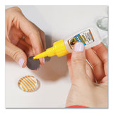 Gorilla® Super Glue with Brush and Nozzle Applicators, 0.35 oz, Dries Clear (GOR7500101)