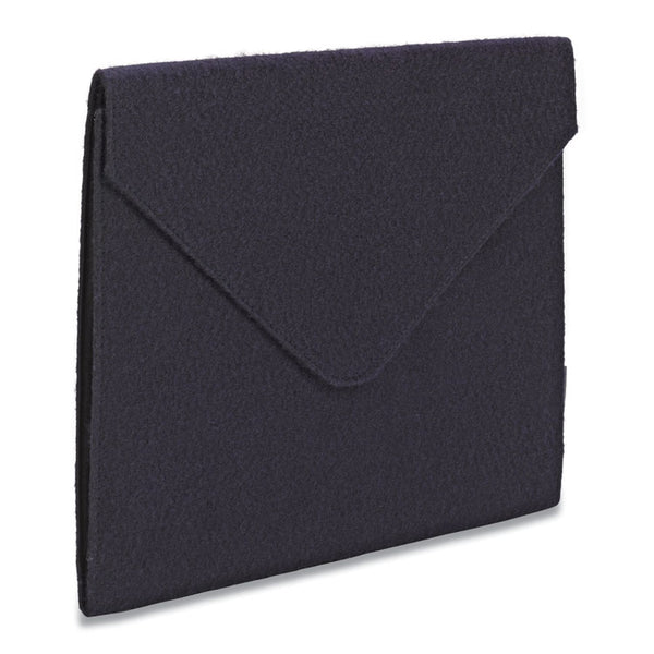 Smead™ Soft Touch Cloth Expanding Files, 2" Expansion, 1 Section, Snap Closure, Letter Size, Dark Blue (SMD70922)