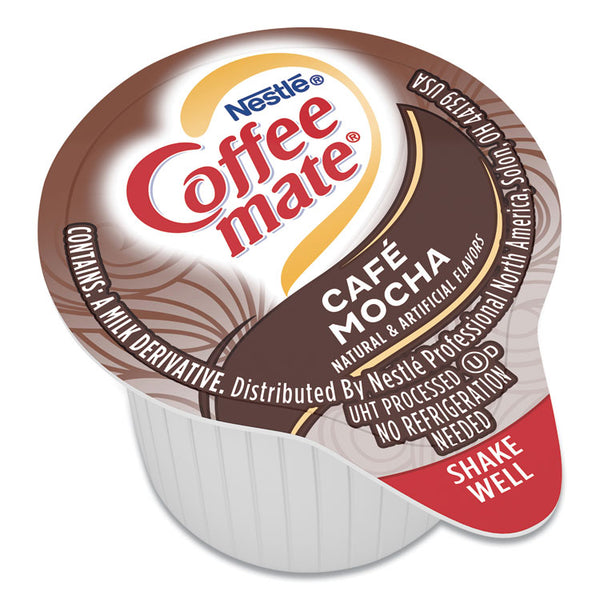 Coffee mate® Liquid Coffee Creamer, Cafe Mocha, 0.38 oz Mini Cups, 50/Box (NES35115)