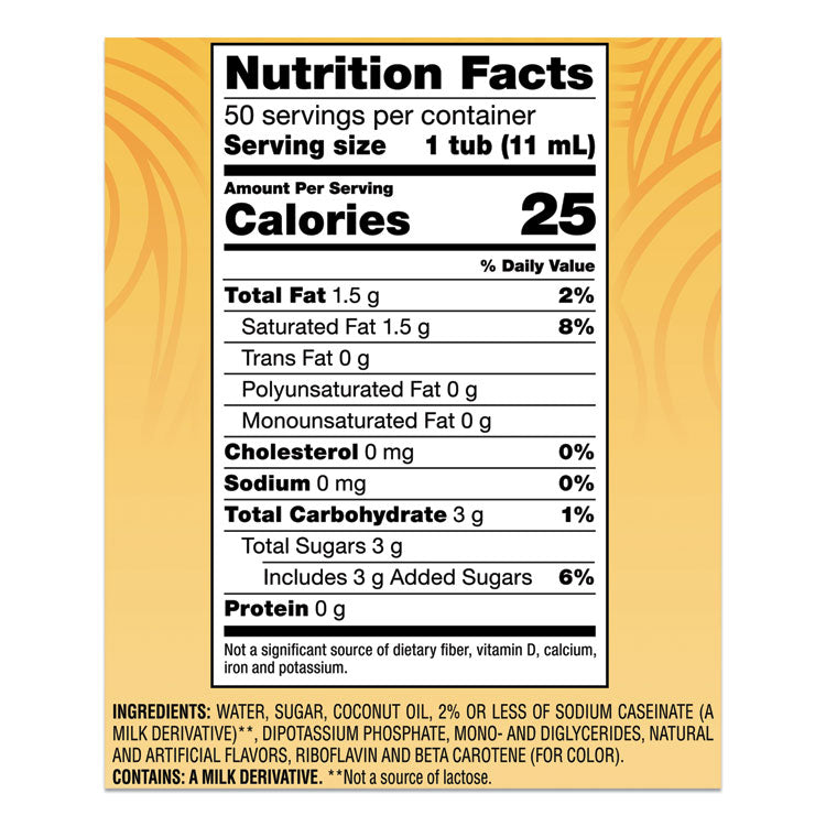 Coffee mate® Liquid Coffee Creamer, Hazelnut, 0.38 oz Mini Cups, 50/Box (NES35180BX) Each