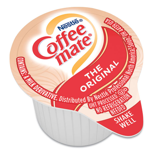 Coffee mate® Liquid Coffee Creamer, Original, 0.38 oz Mini Cups, 50/Box (NES35110BX)