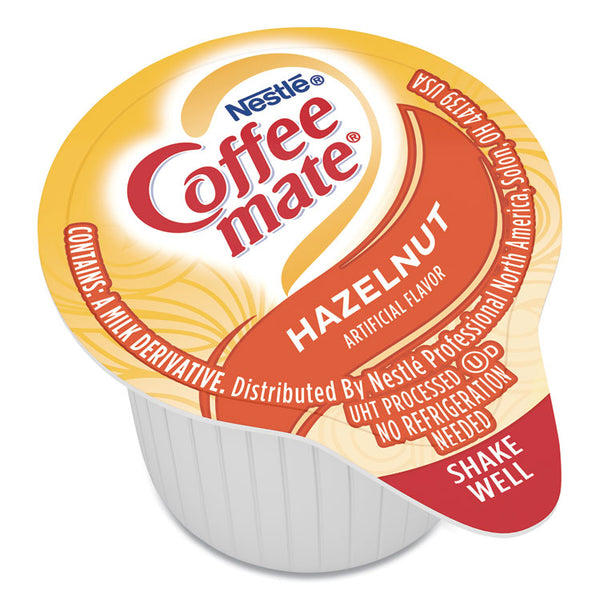 Coffee mate® Liquid Coffee Creamer, Hazelnut, 0.38 oz Mini Cups, 180/Carton (NES35080)