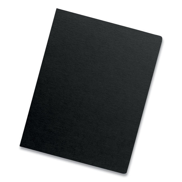 Fellowes® Futura Presentation Covers for Binding Systems, Opaque Black, 11.25 x 8.75, Unpunched, 25/Pack (FEL5224701)