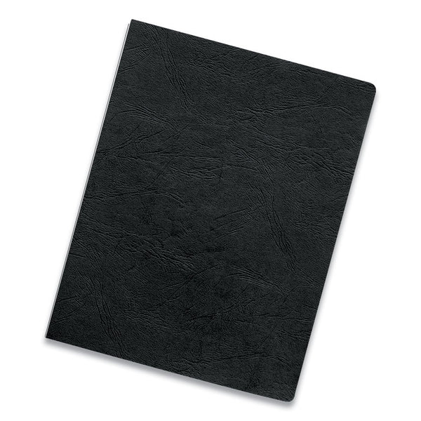 Fellowes® Executive Leather-Like Presentation Cover, Black, 11 x 8.5, Unpunched, 200/Pack (FEL5229101)