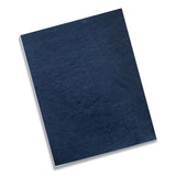 Fellowes® Classic Grain Texture Binding System Covers, 11 x 8.5, Navy, 50/Pack (FEL52124)