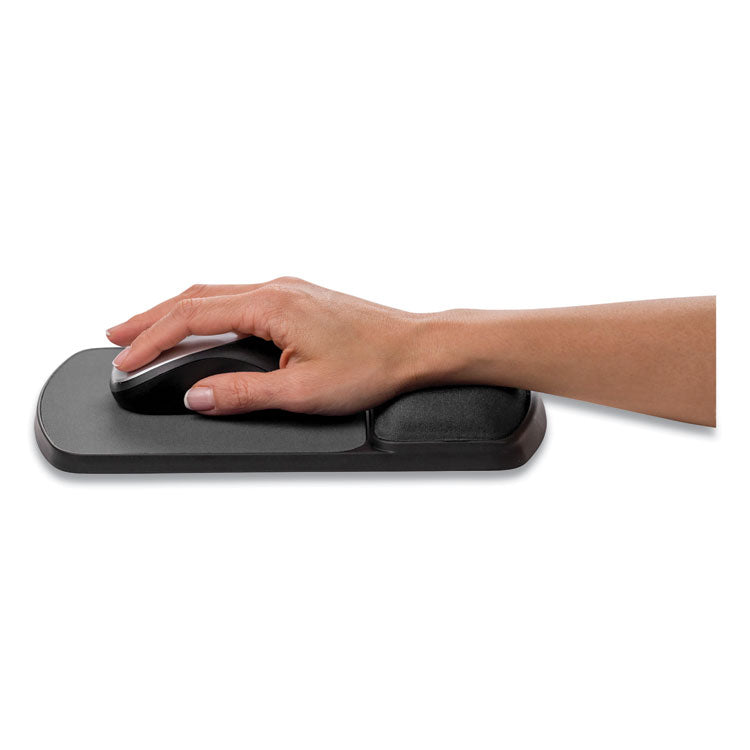 Fellowes® Gel Mouse Pad with Wrist Rest, 6.25 x 10.12, Graphite/Platinum (FEL91741) Each